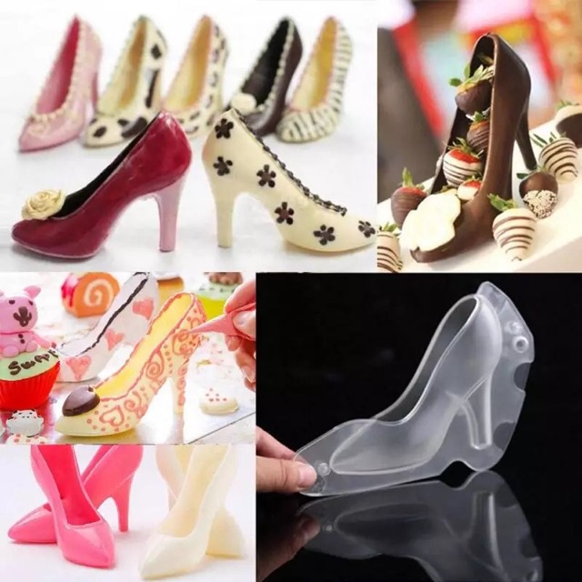 Khuôn sô cô la hình chiếc giày tiểu thư
