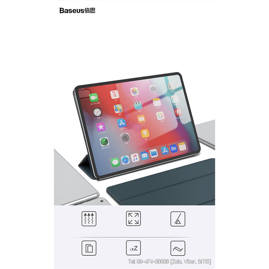 Bao da iPad Pro 11 Baseus hít lưng