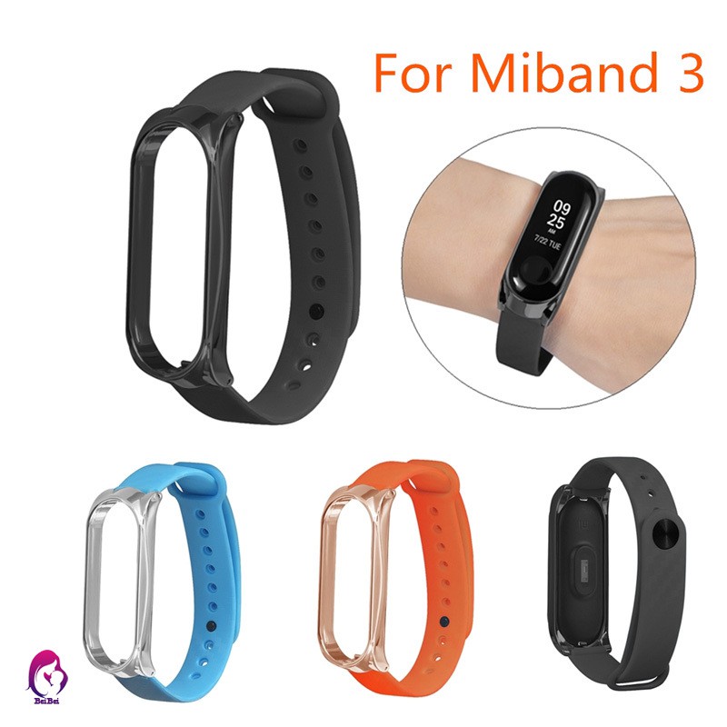 Pulseira Colorida Silicone Para Xiaomi Mi Band 3 Smart Watch MiBand 3/Mi/Band/3/M3