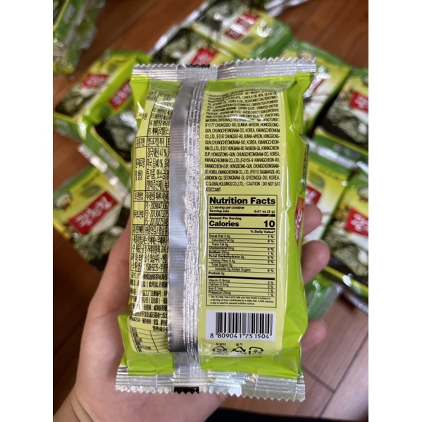 KIM ĂN LIỀN OLIVE TRÀ XANH 5g