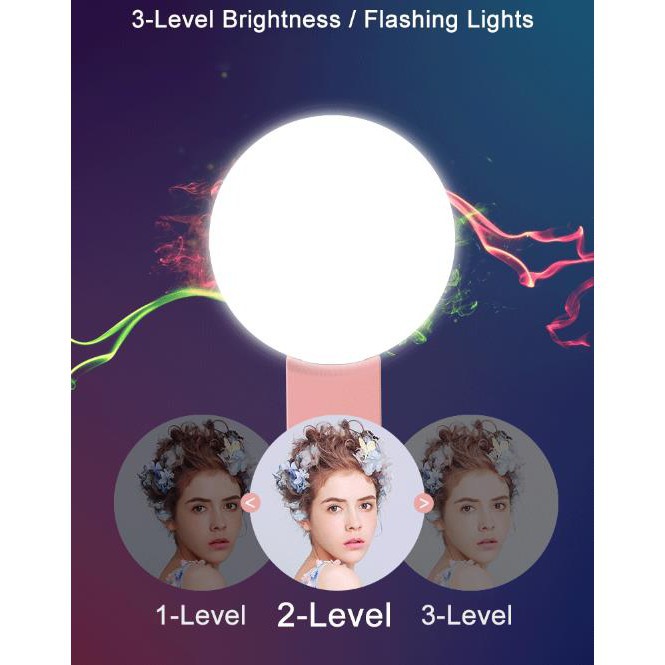 Đèn led siêu sáng hỗ trợ selfie