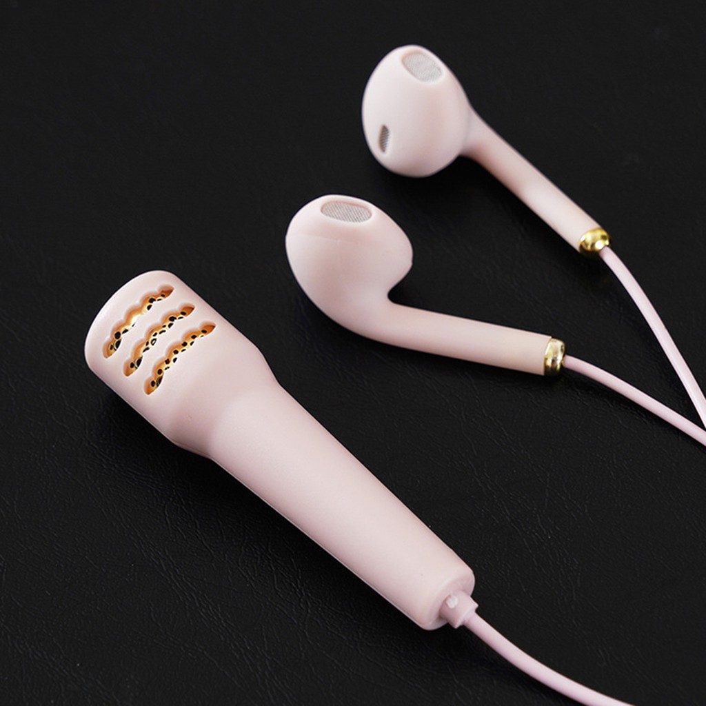 Tai Nghe Nhét Tai Thể Thao Có Dây 3.5mm Âm Thanh Siêu Trầm Tích Hợp Micro