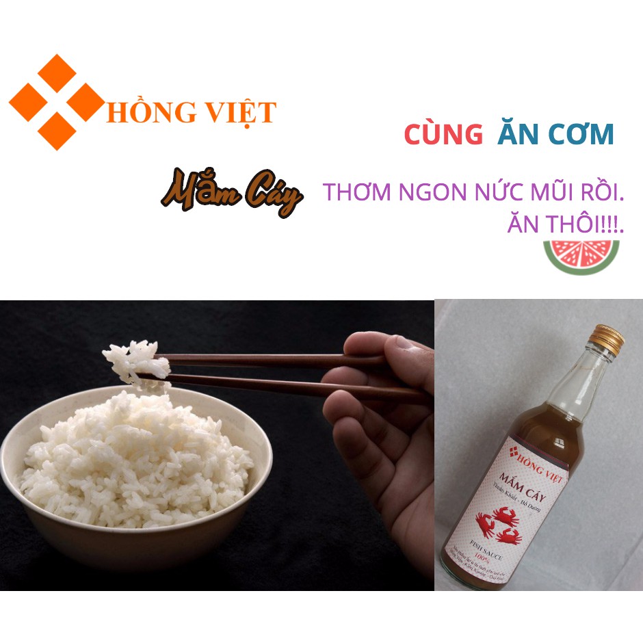 Nước mắm cáy NGUYÊN CHẤT chắt lần đầu ngâm ủ 02 năm, đặc sản Thái Bình