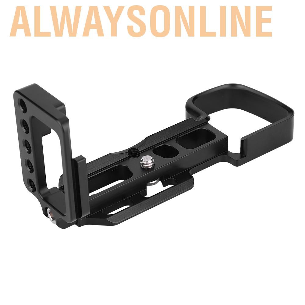 Alwaysonline L-shape Handle Multihole Aluminium Alloy Quick Release Plate for Sony A6000 Mirrorless Camera