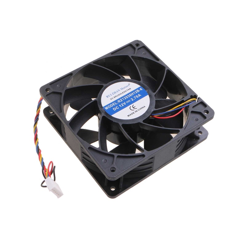 Quạt Tản Nhiệt Thay Thế Cho Delta RZ12038H12B 12V 12cm 6PIN