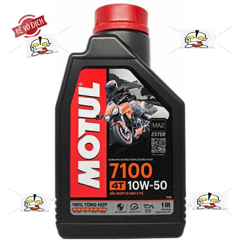 [63 Racing] Nhớt xe côn tay Motul 7100 4T 10W50 1L