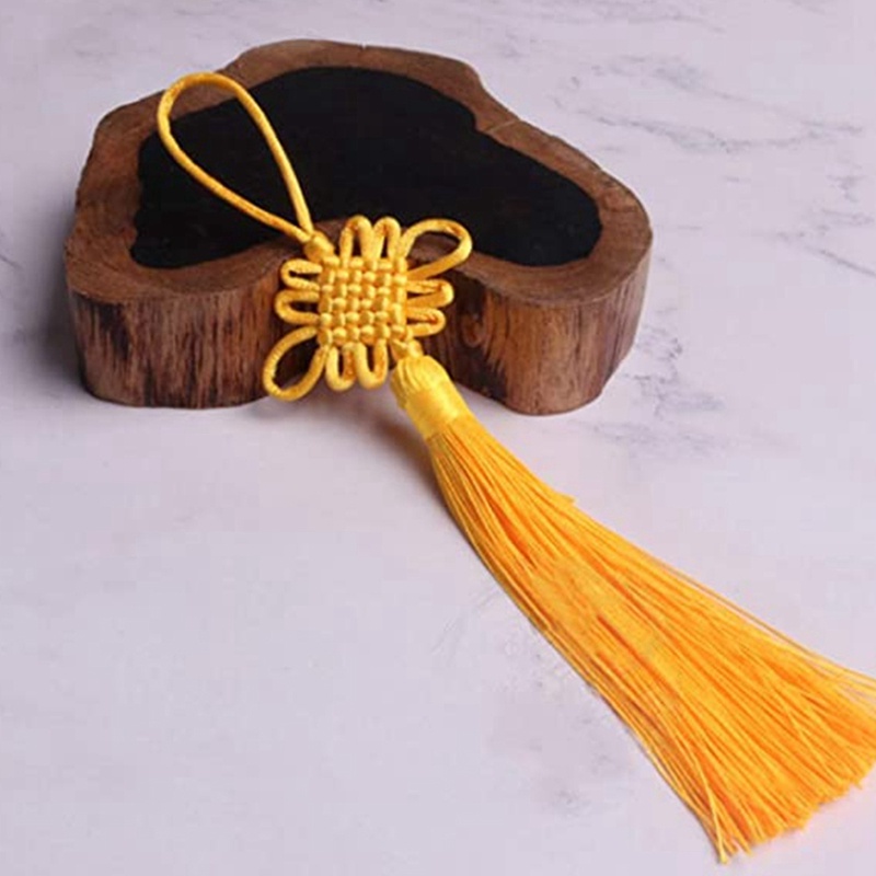 Bộ 50 dây tua rua mềm màu đỏ làm thủ công trang trí năm mới