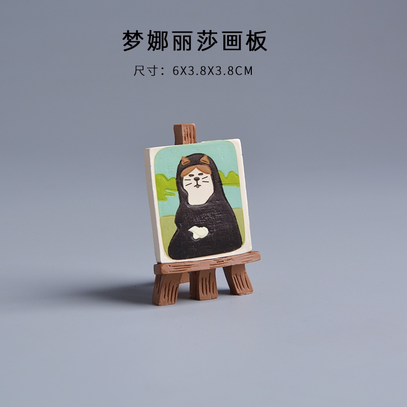Mô Hình Chú Ếch/Cáo Bằng Nhựa Resin Trang Trí Nhà Cửa Phong Cách Nhật Bản