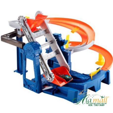 Bộ đường ray đua Hot Wheels Factory Raceway