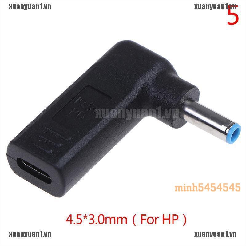 Đầu sạc chuyển đổi cổng USB Type C sang nguồn điện DC chuyên dụng cho laptop