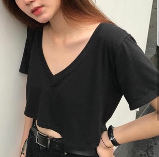 croptop cổ tim