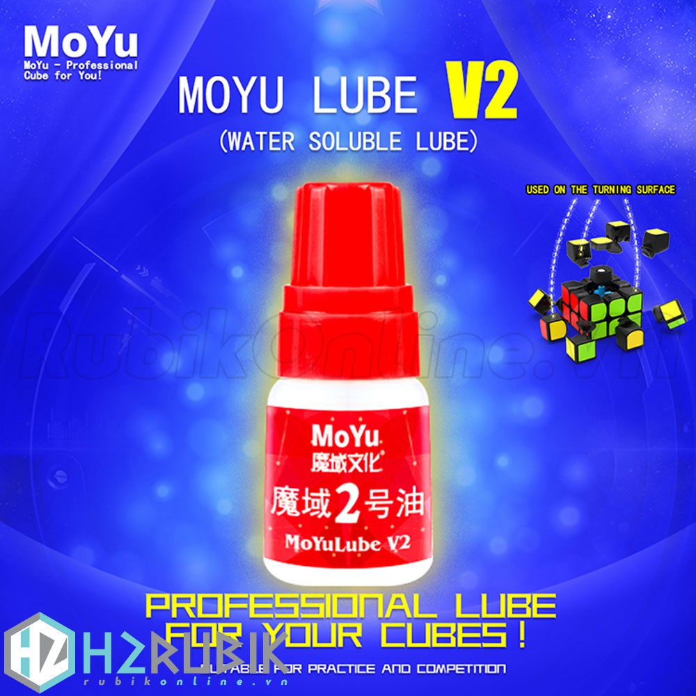 dầu bôi trơn rubik Moyu lube v2 (5ml) - Loại lỏng