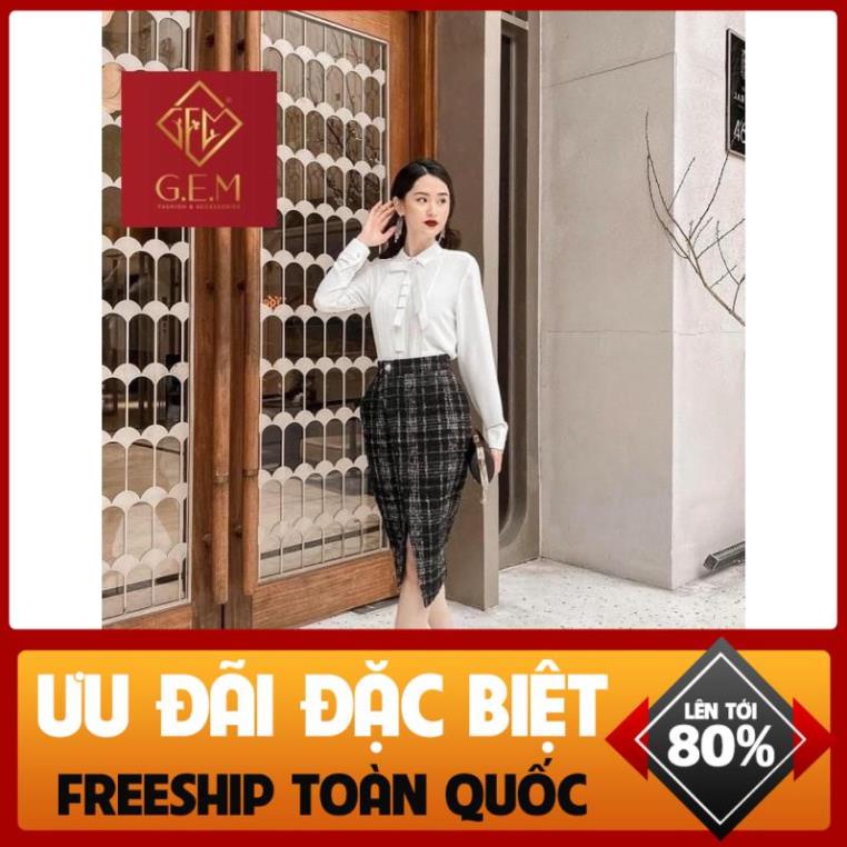 [BÁN BUÔN&LẺ] G13 Áo sơ mi trắng xếp ly - đi học hay công sở đều hợp thời trang dễ phối với chân váy hay các loại quần *