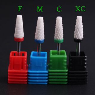 Đầu mài sứ dạng trụ vát giúp phá bột phá gel đắp gel phá sơn