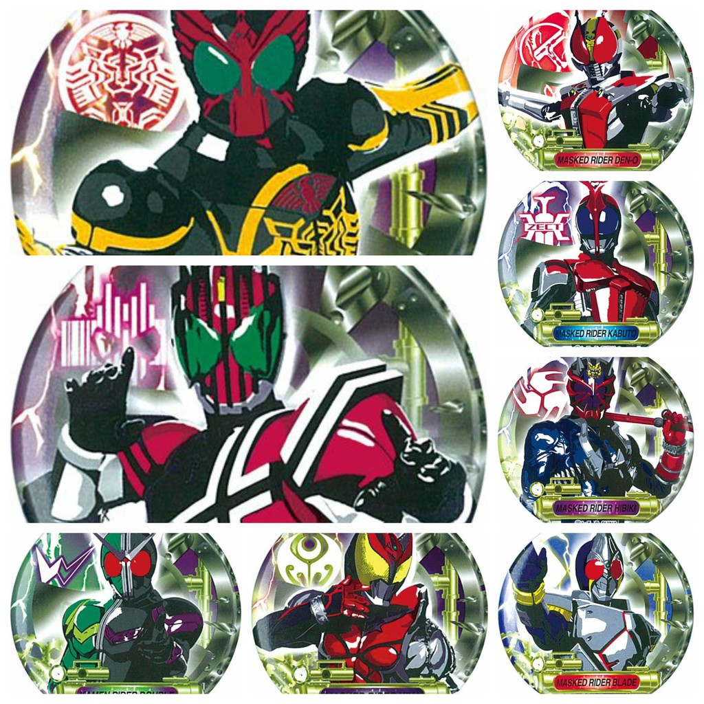 Combo 20 huy hiệu cài áo IN HÌNH Kamen Rider anime chibi dễ thương tiện lợi