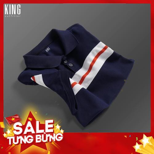 Áo Thun Nam Ngắn Tay Cổ Bẻ King Outfiter Thun Polo Cao Cấp Thoáng Mát Dáng body ôm đẹp ( Polo 04 ) -Hàng nhập khẩu