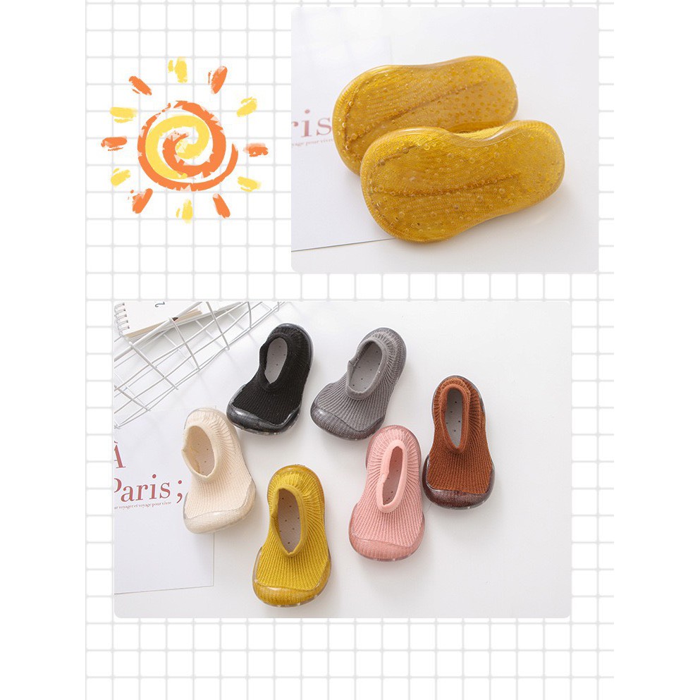(GB4) Giày bún  tập đi cho bé hàng Quảng Châu CAO CẤP  vải len thoáng khí mẫu mới cho bé