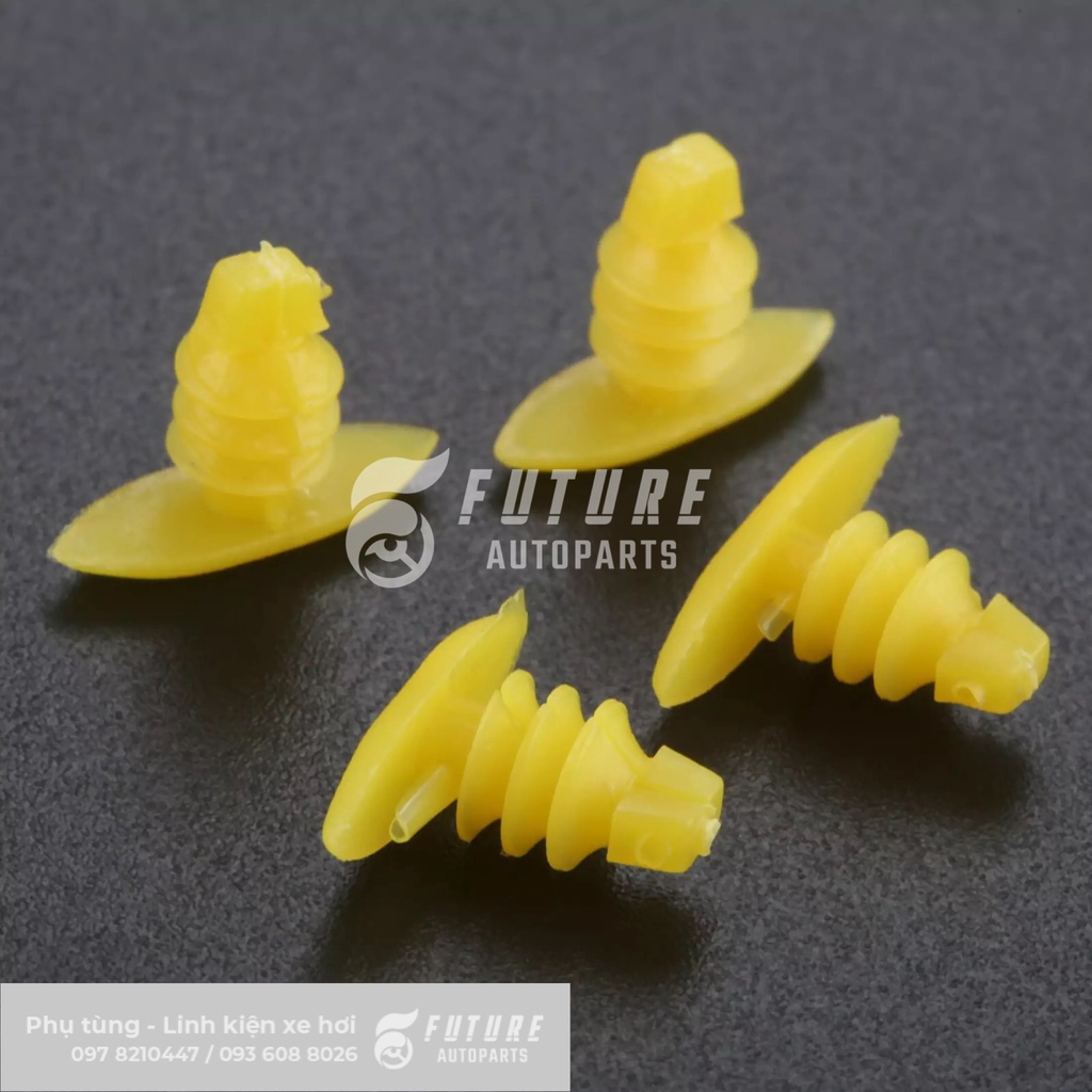 100 chiếc chốt cài cửa, cài gioăng cao su cửa xe ô tô loại 5mm - Future Autoparts