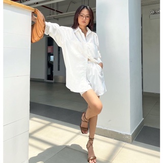 Set sơmi 2 túi form rộng