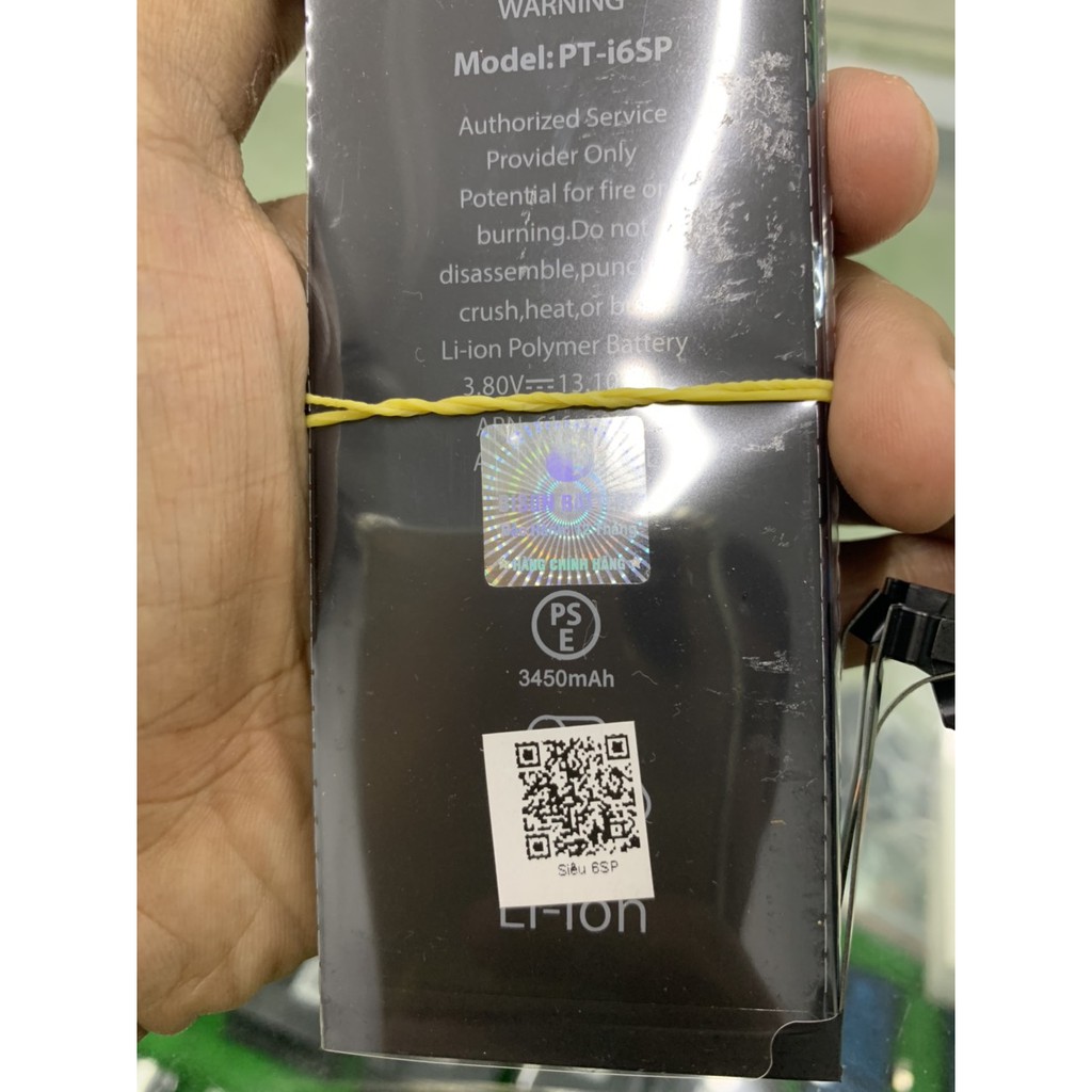 Pin iPhone 6s Plus dung lượng cao 3450mAh BISON chính hãng VPSTORE