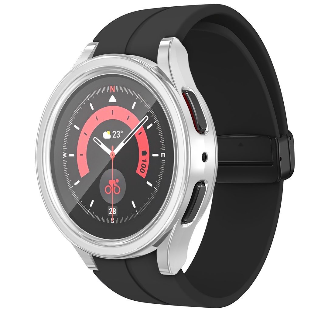 Ốp TPU Mạ Điện Bảo Vệ Cho Đồng Hồ Samsung Galaxy Watch 5 Pro 45mm