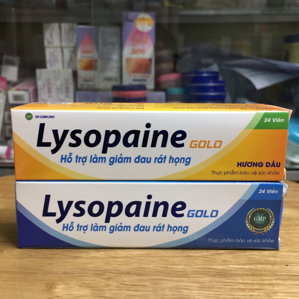 Viên ngậm Lysopaine hộp 24 viên