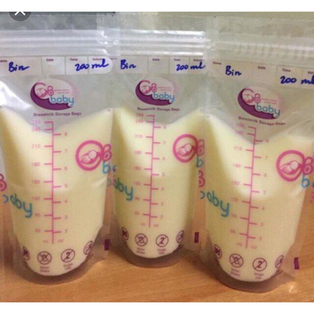 Combo 50 túi đựng sữa hàn quốc, túi bảo quản sữa non cho bé GB- BaBy