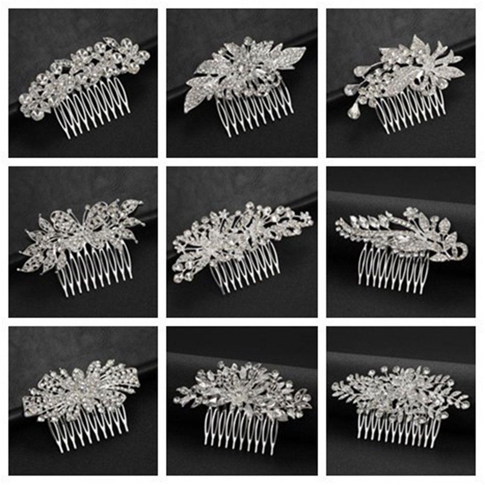 Lược Cài Tóc Cô Dâu Đính Hoa Xinh Xắn MIHAN1
