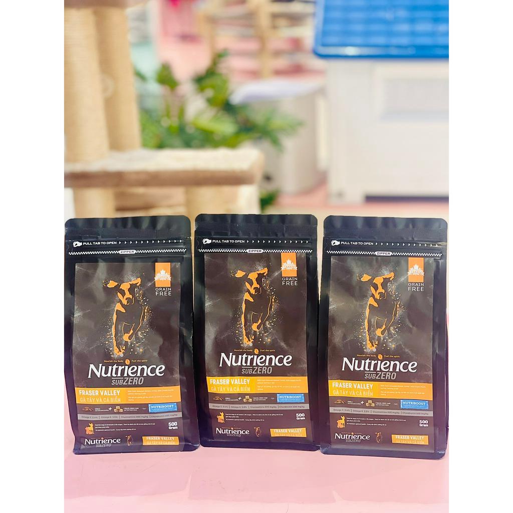 HẠT NUTRIENCE SUBZERO CHO CHÓ MỌI LỨA TUỔI 500GAM