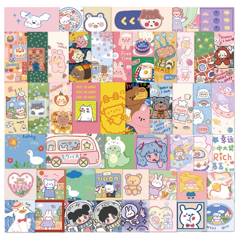 Sticker cao cấp, hình dán độc, lạ chống nước cực tốt QUTI