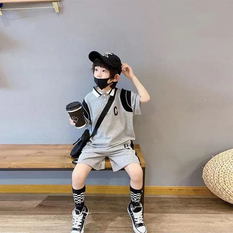 Set Đồ Thời Trang Mùa Hè Phong Cách Hàn Quốc Mới Cho Bé Trai