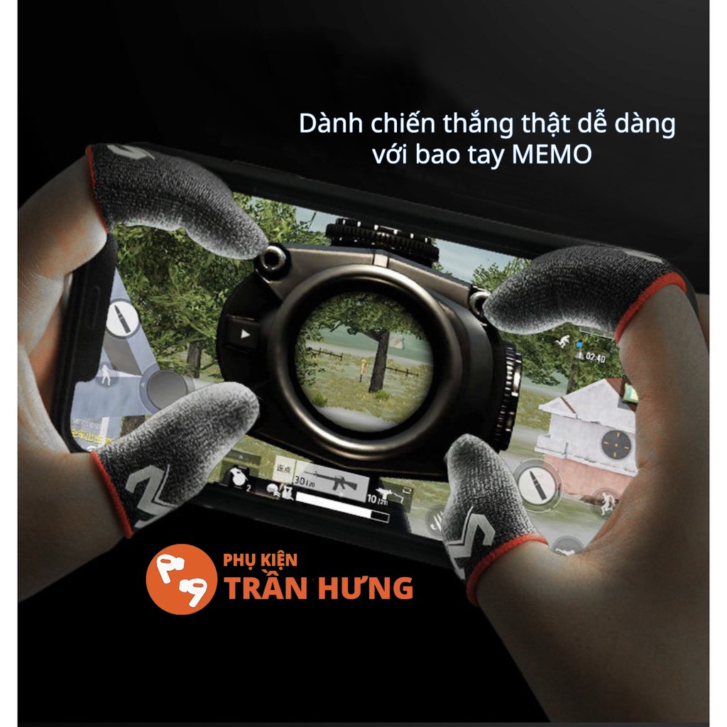 Bao tay chơi game MEMO | Găng tay chơi game MEMO - Chống mồ hôi tay, Cực nhạy, Co giãn cực tốt, Siêu bền cho PUBG Mobile | BigBuy360 - bigbuy360.vn