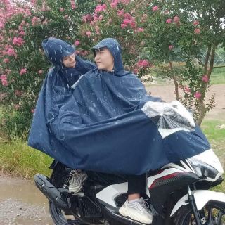 [VIP] Áo mưa cao cấp khánh chi dáng quây 2 đầu xịn - Áo đi mưa to rộng freesize tới 100 cân