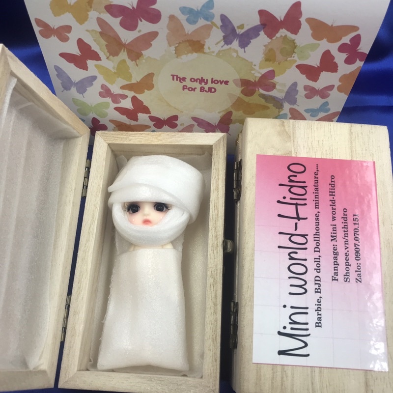 Búp bê Ball jointed doll BJD 1/12 khớp mới combo váy búp bê BJD 1/12