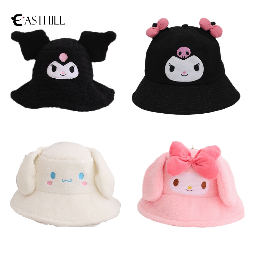 Nón Giữ Ấm Mùa Đông Hình Cinnamoroll Kuromi My Melody Sanrios Dễ Thương