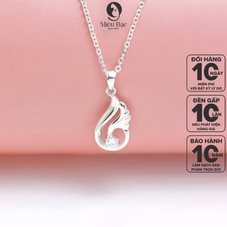 Dây chuyền bạc nữ thiên nga chất liệu bạc 925 thời trang phụ kiện trang sức nữ Miêu Bạc D400799