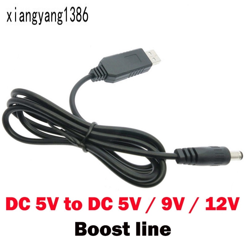 Cáp Chuyển Đổi Usb DC 5V Sang DC 5V 9V 12V Plug 2.1 * 5.5mm