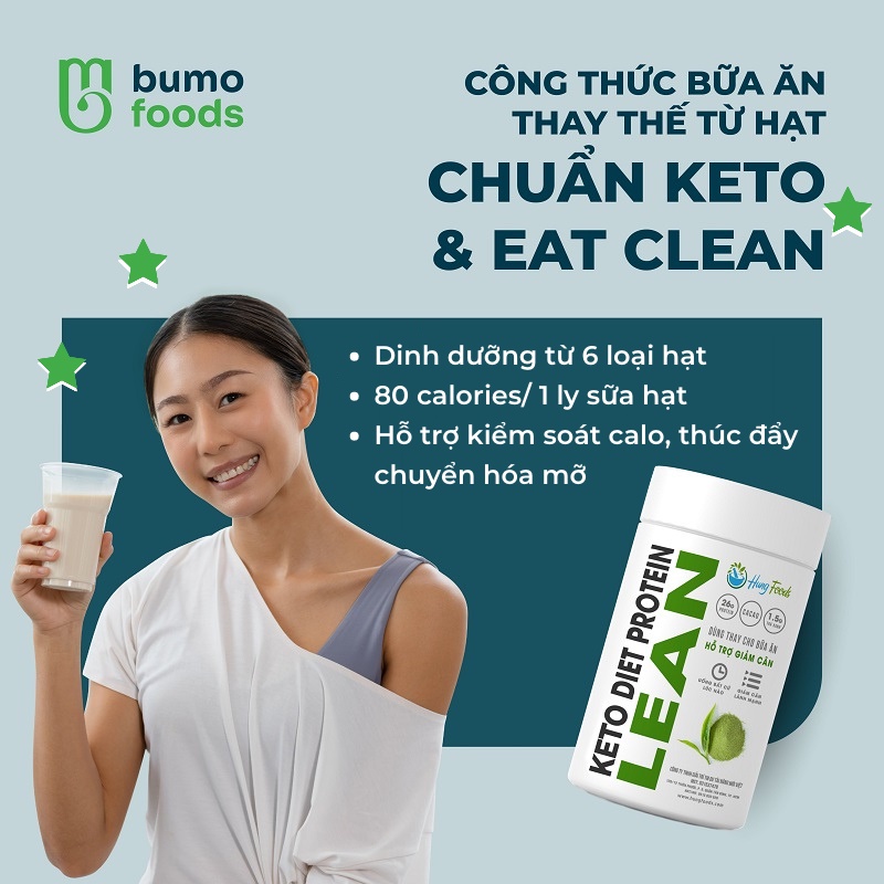 Bột sữa hạt dinh dưỡng giảm cân LEAN (Hộp 500gram)