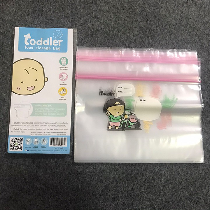 Ziplock Toddler Đa năng. (đựng thực phẩm, túi sữa, quần áo, vật dụng cá nhân)