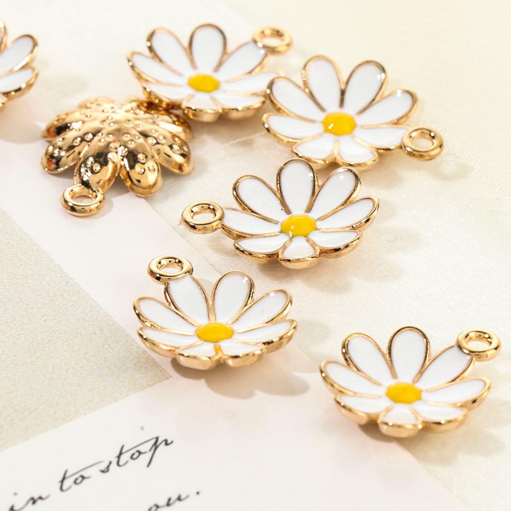 SUMU Hạt Charm Hình Hoa Cúc Dùng Làm Trang Sức
