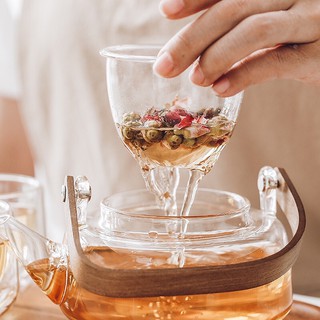 Set ấm trà floral Tea mộc mạc sang trọng, quà tặng tân gia chất lượng