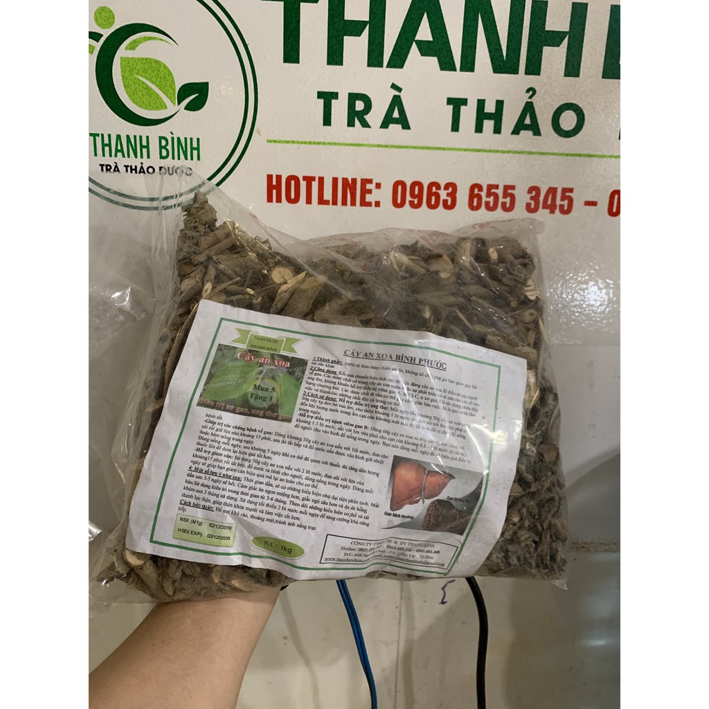 Cây An Xoa Khô 500g - Hàng Loại 1 - Thảo Dược Thanh Bình