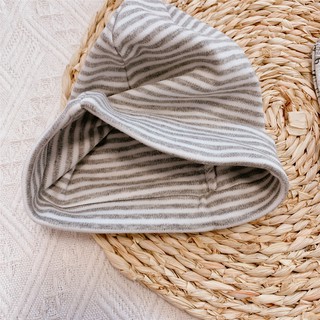 Set 3 mũ momcare 100% cotton mềm mịn, giữ ấm cho bé sơ sinh 0- 6 tháng - ảnh sản phẩm 3