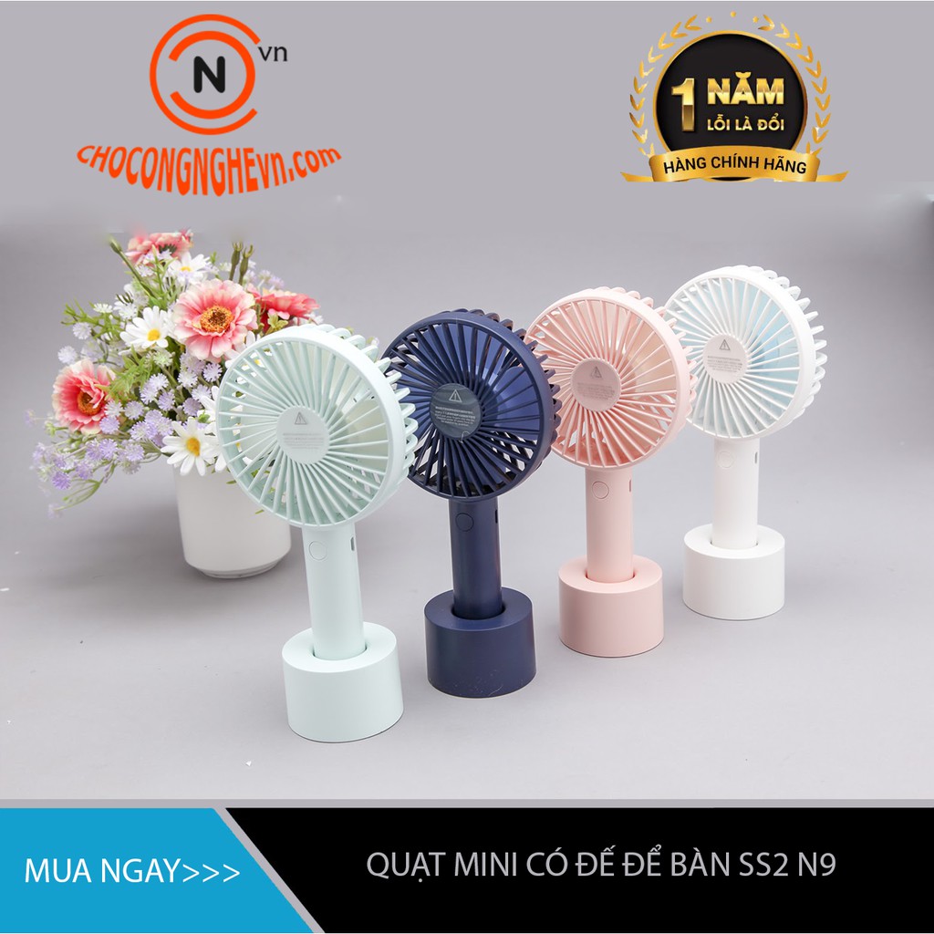 [GIÁ HỦY DIỆT] Quạt Tích Điện Mini Cầm Tay 3 Chế Độ Gió Pin Dung Lượng Cao Nhất {Bảo Hành Đổi Mới}