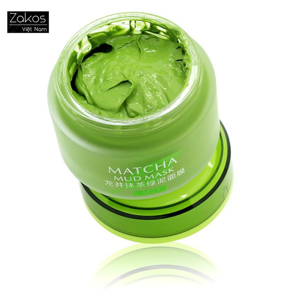 Mặt nạ bùn -  Laikou matcha mud mask 5 tác dụng 85g