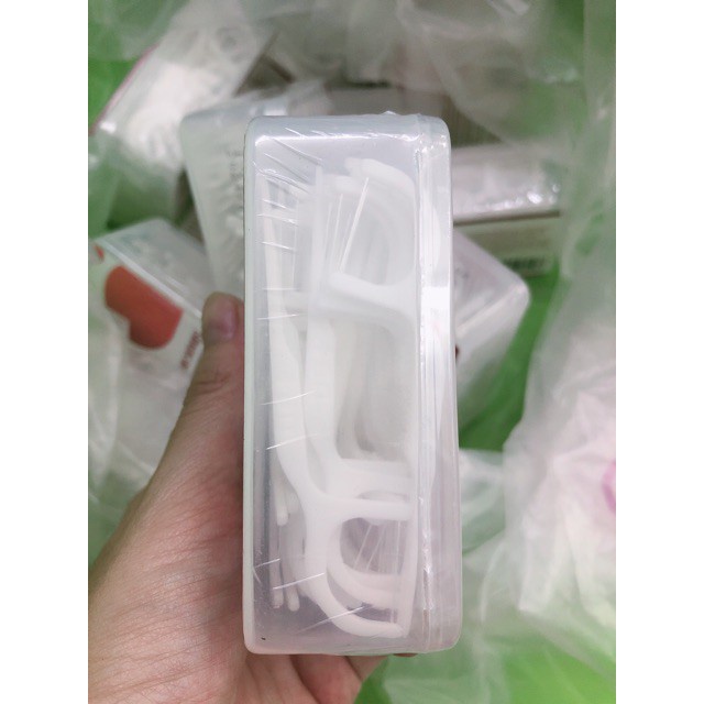 ✅ Hộp Tăm Chỉ Kẽ Răng Sinocare Floss Pick (Hộp 50 Cây) -VT0253