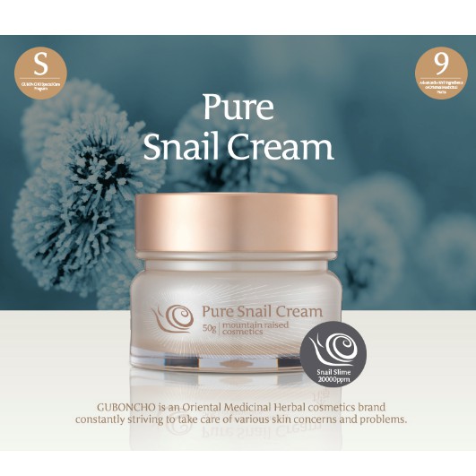 KEM DƯỠNG DA ỐC SÊN GUBONCHO PURE SNAIL CREAM