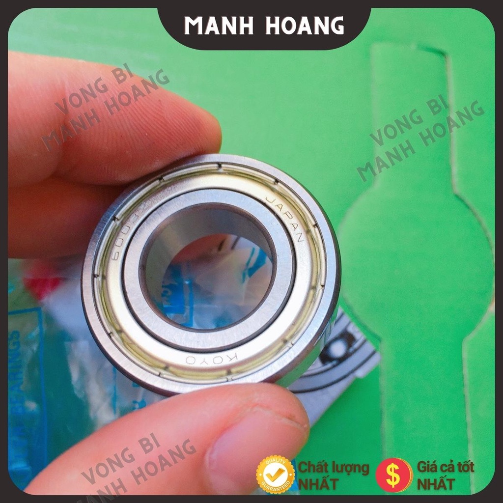 Vòng bi, bạc đạn 6003 ZZCM KOYO, tiêu chuẩn quốc tế, chất lượng cao, bền bỉ - Vòng bi Mạnh Hoàng