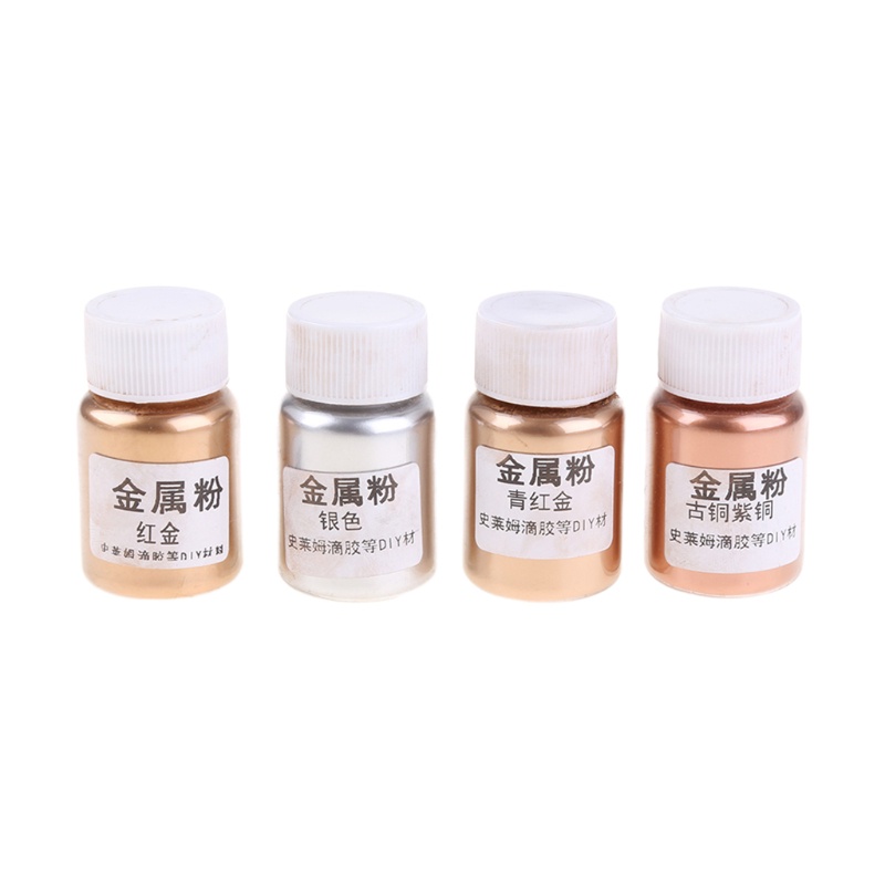 Bột Mica Cao Cấp 4 Màu 10g Tạo Hiệu Ứng Ánh Kim Sắc Tố Cao