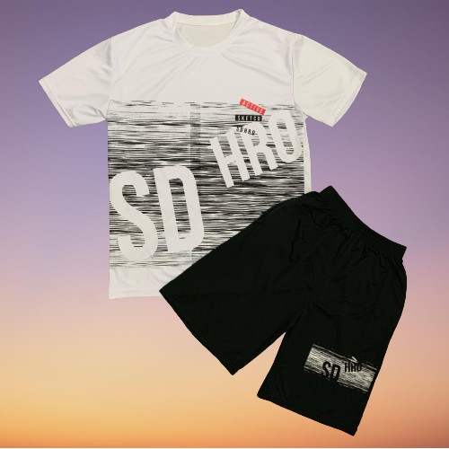 Bộ thể thao thun lạnh 2D mẫu Cánh Đen cam kết sản phẩm đồ hè thun lạnh chất lượng | BigBuy360 - bigbuy360.vn